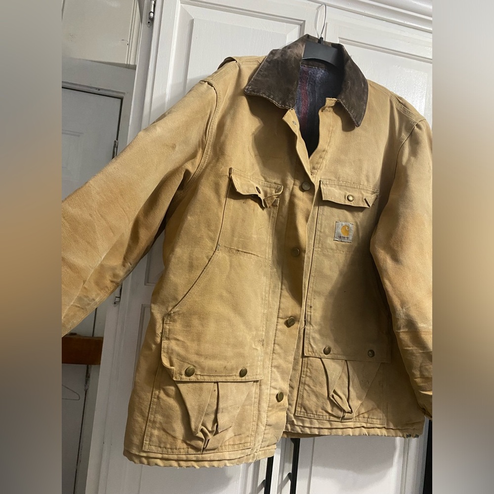 Canvas carhartt vintage hunting jacket